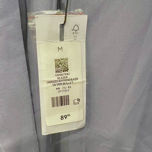 OVERSIZED BLAZER LAVENDER HAZE - Picture 5 of 6